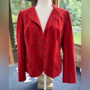 *Halogen* NORDSTROM brand corduroy blazer with gathered pockets. XL